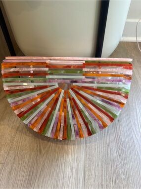 Semi-Circle Acrylic Clutch